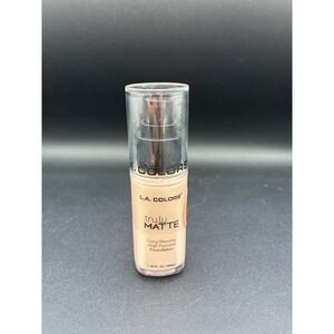 LA Colors Truly Matte Foundation CLM351 Porcelain Longwear High Pigment 1.35oz